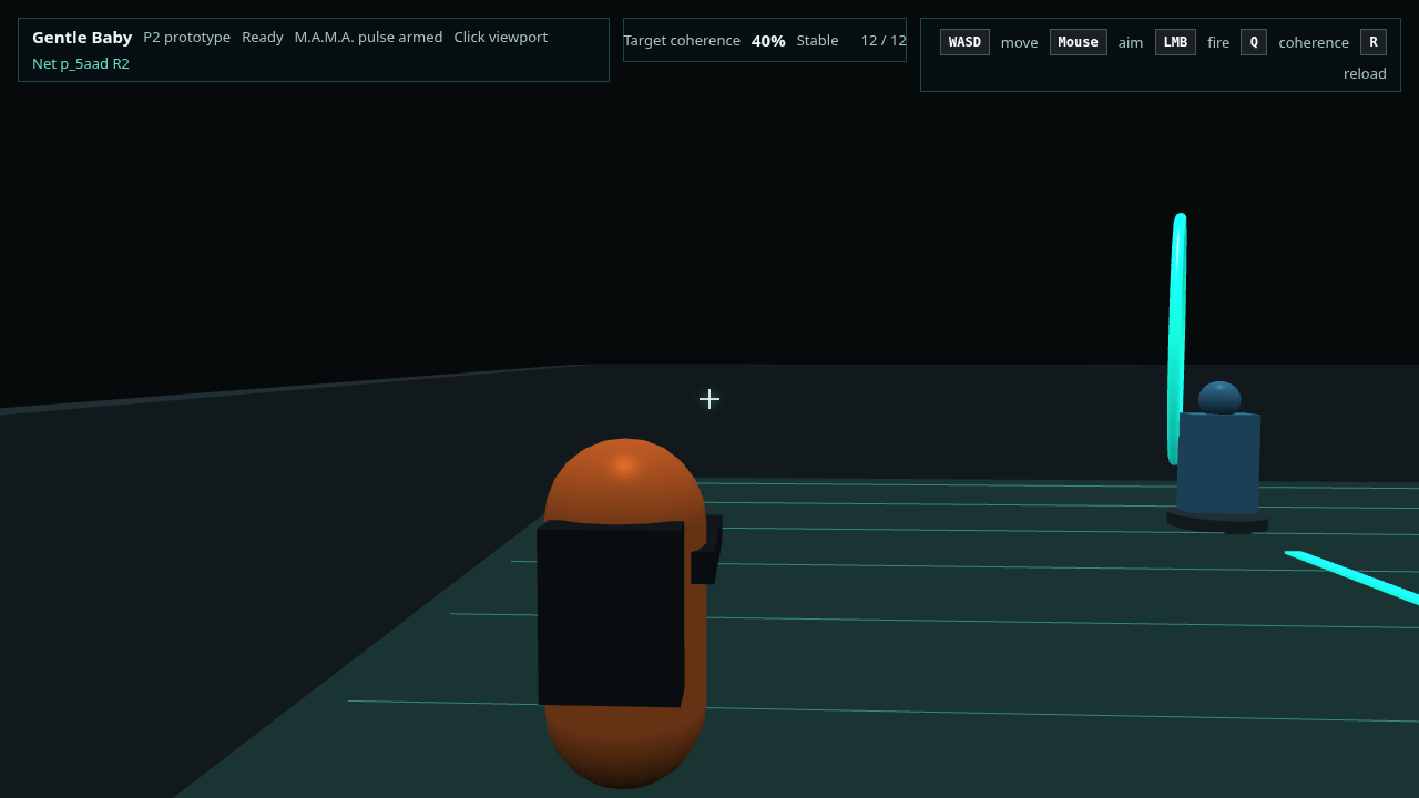 Recorded prototype pass showing a M.A.M.A. pulse from the second browser view.